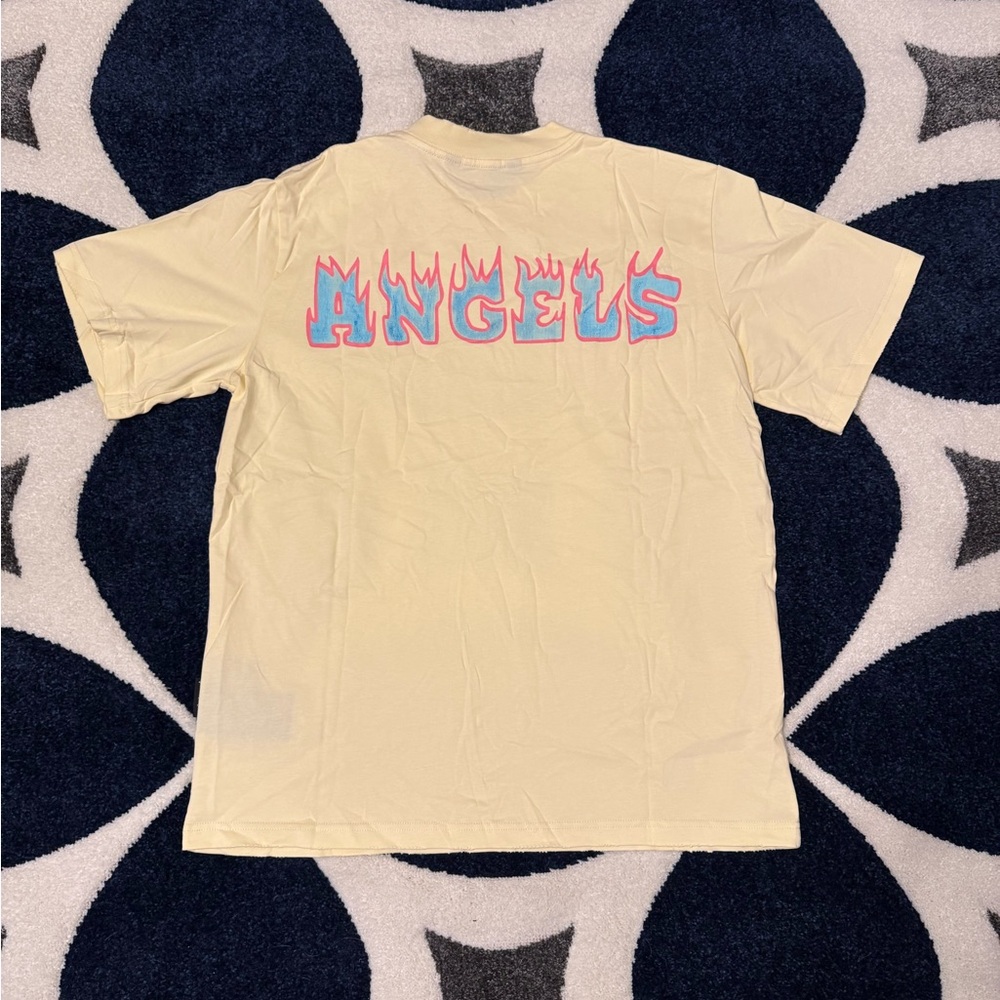 Palm Angels Cotton Candy Flames Logo Men’s Size Large - Picture 4 of 4